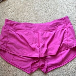 Lululemon Sonic Pink (I’m pretty sure) Speed Up Low-Rise Short 2.5”